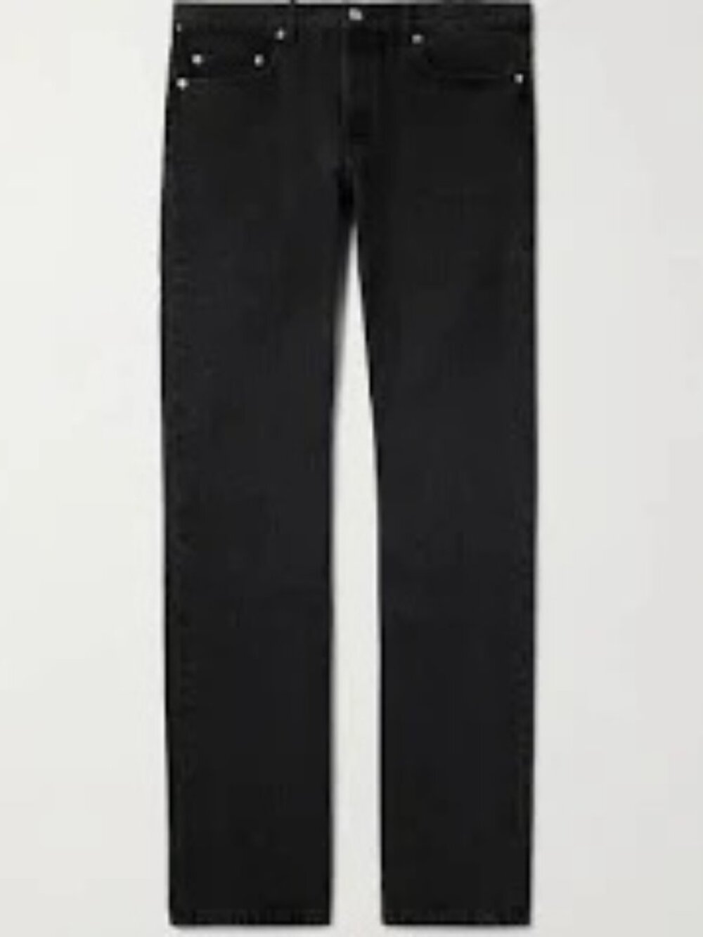 A.P.C. New Standard Black Stretch Denim Jeans